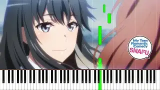 Everyday World (OST ver.) - Oregairu ED2 Piano Cover | Sheet Music [4K]