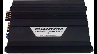 Ремонт автомобильного усилителя низких частот 4-х канальный фирмы phantom ppa 4060