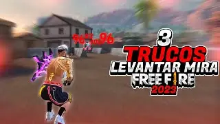 3 TRUCOS QUE NECESITAS APLICAR SI QUIERES LEVANTAR MIRA Y DAR TODO ROJO!! - Free Fire