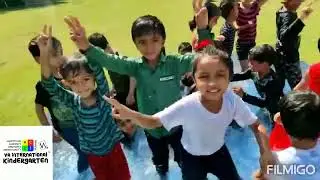 Holi celebration in preschool