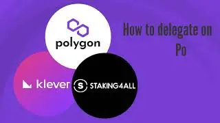 How to Delegate on Polygon using Klever Mobile App