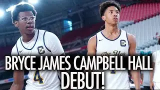 Bryce James first game with new school Campbell Hall!