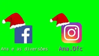 Green screen redes sociais de natal