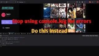 The best way to debug errors in javascript, react || Stop using console.log for errors
