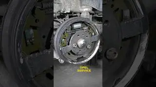 perfect operation of drum brakes - transparent drum 