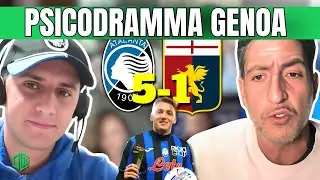 ATALANTA - GENOA 5-1| GABRI GABRA LITIGA CON TUTTI! INFURIATI I TIFOSI DEL GENOA! COSI' ANDIAMO IN B