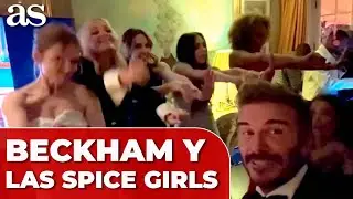 BECKHAM y las ‘SPICE GIRLS’ en el 50 cumpleaños de VICTORIA