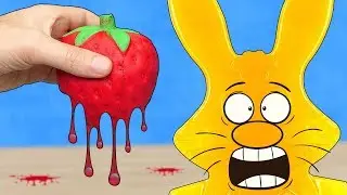 HOW TO MAKE FRUIT SQUISHY SLIME FOR JELLY HARETON