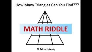 How Many Triangles Can You Find?? Geometry Riddle Winter Edition
