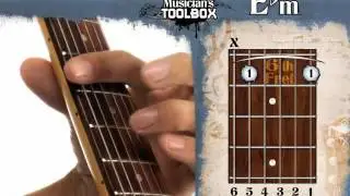 Guitar Chord Barre Ebm