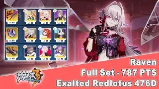 Honkai Impact 3 SEA - [Full Set] Exalted Redlotus 476D - Raven