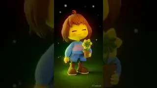 Frisk and Flowey but they're 3D! [Undertale 3D Animation]