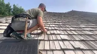 Non repairable wood shake video part 1