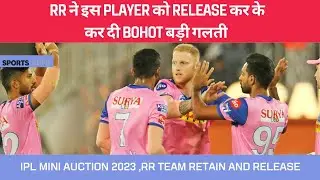 Rajasthan Royals Released Players 2023 | IPL 2023 #ipl2023