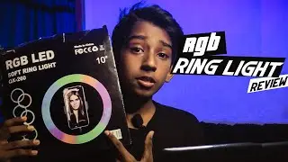 Budget Rgb Ring Light|RGB Ring Light|RGB ring light review|TAMIL|RGB light|Good or Bad!.....NJV