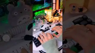 [ASMR] @YUNZIIKEYBOARD  C68 Panda Keyboard | #soundtest #asmr #typingasmr #unboxing
