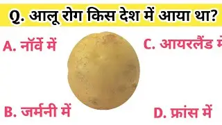 आलू अकाल किस देश में आया था || gk question||gk questions and answer ||gk facts question||ms gk adda
