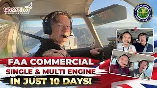 🔴 This Pilot Earned his FAA CPL License with Multi Engine in 5 Days! Accelerated Pilot School