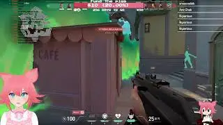 PLAYING OVERWATCH AND VALORANT WITH MY E-KITTEN - VTuber