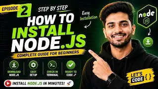🚀 JavaScript Series #1 | Install Node.js & VS Code Setup for Beginners 🔥