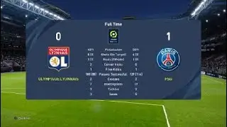 OLYMPIQUE LYONNAIS VS PARIS SAINT-GERMAN (super star) LIGUE 1 #pes2021 #playstation4