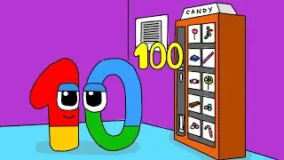 Googol wants candy | Wonderland number fanmade coloring story