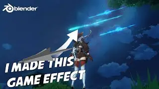 Creating an Epic Ice Meteor Effect in Blender | Stylized Game VFX Tutorial 