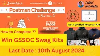 Postman API Challenge 2024 | How To Complete? | How to Download Postman API Fundamentals Certificate