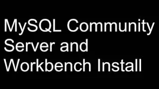 Install Mysql Community Server on Windows