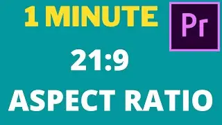 How to do Cinematic 21:9 Aspect Ratio Tutorial  Premiere Pro 2021