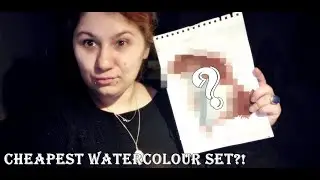 *WATERCOLOUR* having fun with cheapest watercolour set I could find! *time lapse*