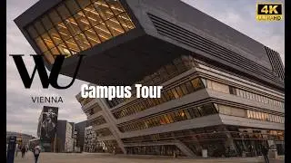 Vienna University of Economics (WU) Campus Tour | 4K