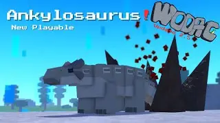 New Playable! Ankylosaurus! | Wodac Gameplay | Roblox
