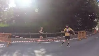 Malen Osa terminando ETc 15 km en 7a posicion