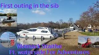 First outing fishing in the SIB at Womack Staithe.