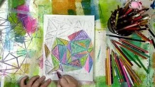 How to use graphite putty to make a stencil rubbing