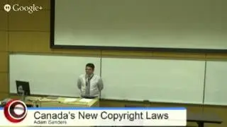 FSOSS 2103 Canada's New Copyright Laws