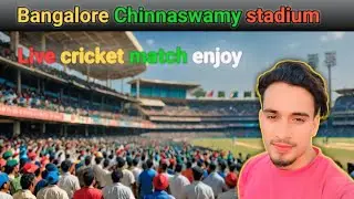 Exploring Chinnaswamy Stadium, Bengaluru |  Vlog armankhan93