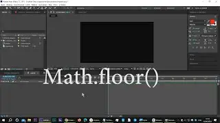 Выражения  Метод Math floor в After Effects