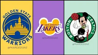 NBA x Disney Logos