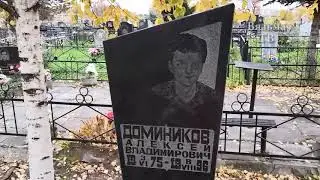 Вязьма  Беда в семье Доминиковых  Ограблена могила сына 2019