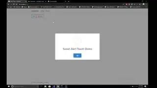 Using sweetalert/toastr javascript library in Asp.Net Core MVC
