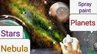 I Spray Paint Planet Jupiter [ Really Satisfying !!! ] Tutorial - by Antonipaints