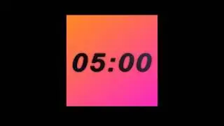 FIVE MINUTE COUNTDOWN