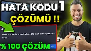 GAMELOOP EMÜLATÖR BAŞLATILAMADI HATA KODU 1 ÇÖZÜMÜ | PUBG MOBİLE ERROR CODE 1 ÇÖZÜMÜ