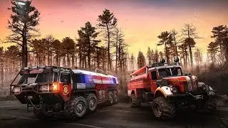 Сгоревший лес, Капитальный ремонт лесопилки. Онтарио (Канада)