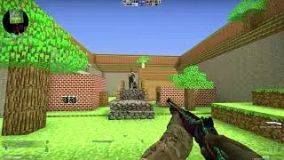 CSGO: Zombie Survival Mod - zm_Minecraft_v3 on RoW