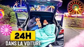24 HOURS IN OUR NEW CAR! (it's seriously hot lol)