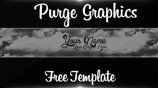 FREE Amazing! Banner Template Clouds