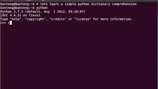 Python Tutorial - Dictionary Comprehensions